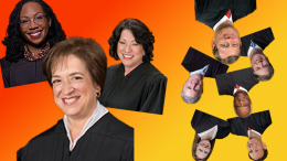 The Supreme Court justices of the 2023-2024 term.
